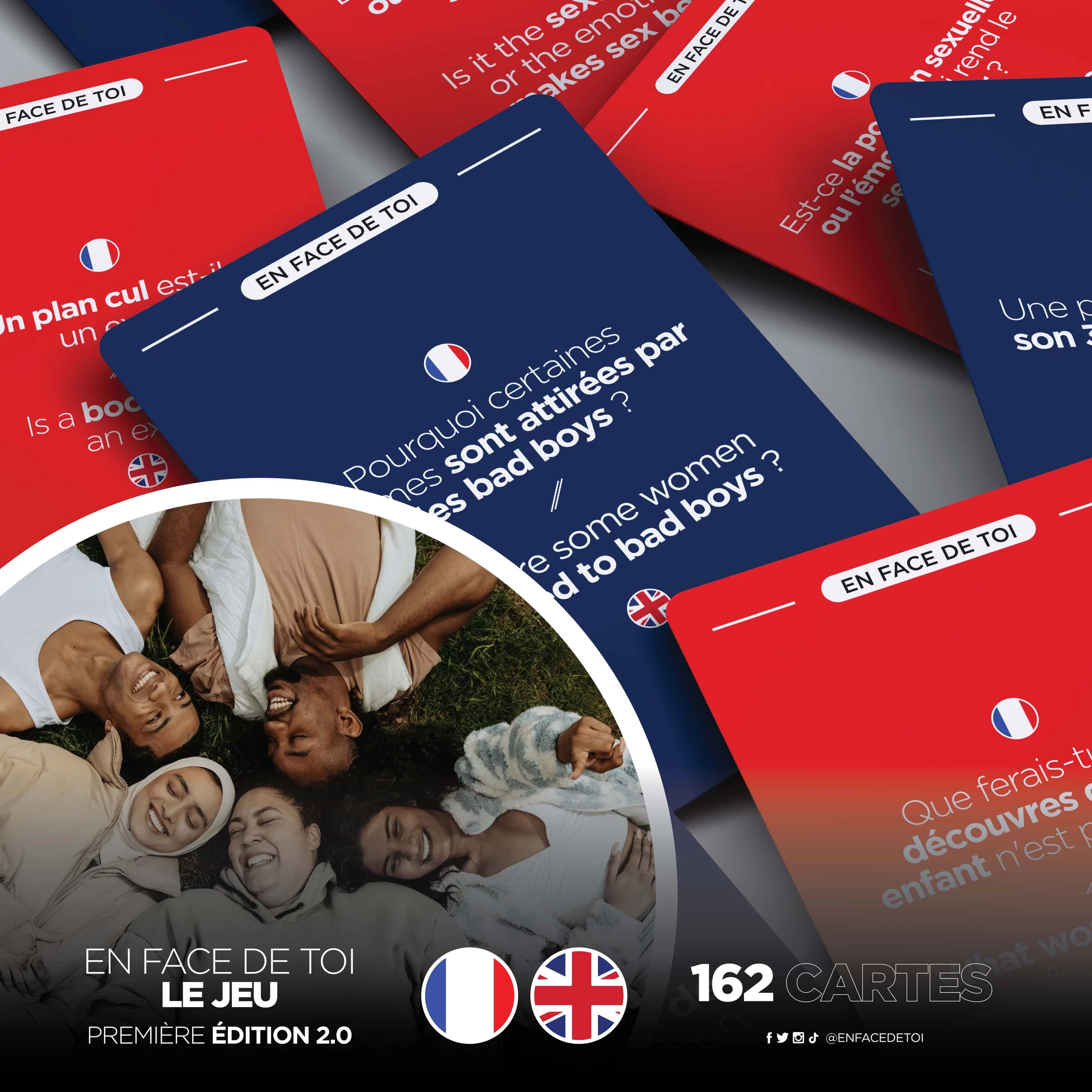 Coffret version 2.0 x Édition Couple 5 en face de toi le jeu de cartes